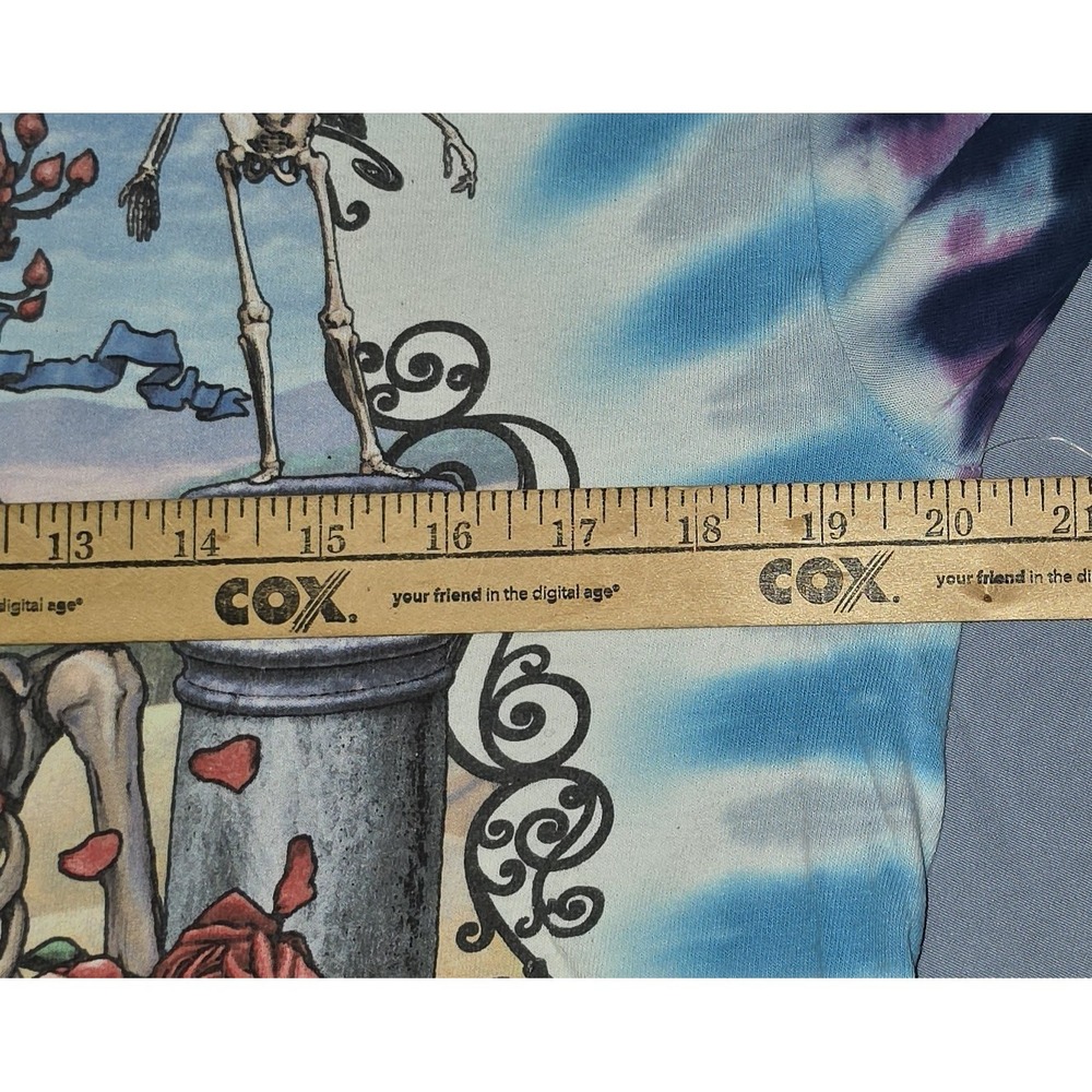 GRATEFUL DEAD 1965-1995 Tour Long Sleeve Tie Dye Tshirt Surf Tee Sz Med* (Small) - Picture 5 of 9